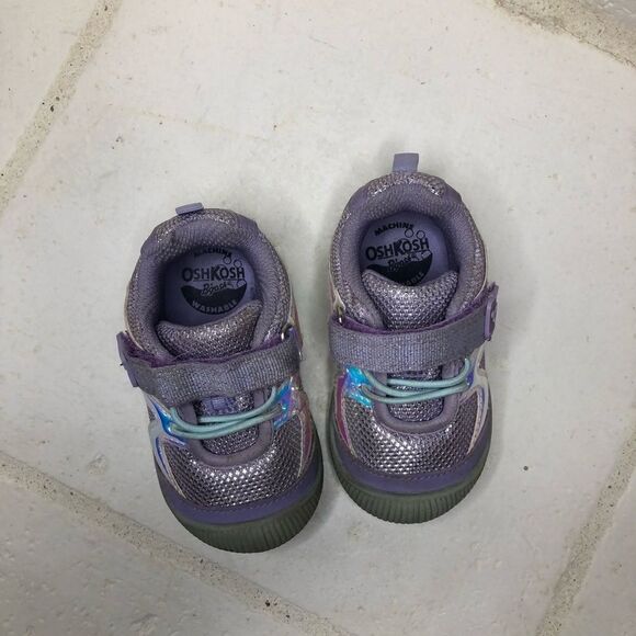 OshKosh B'Gosh Elate Bump Toe purple size 5 - Picture 5 of 5